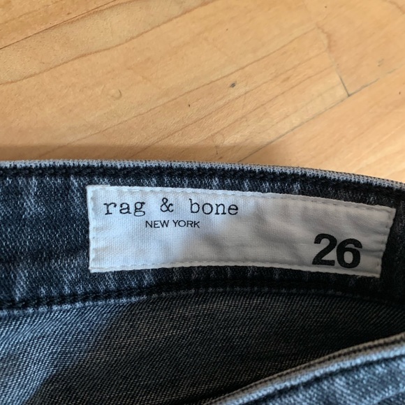 Rag Bone Dr Dre Low Rise slim boyfriend jeans